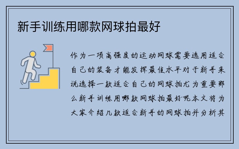 新手训练用哪款网球拍最好